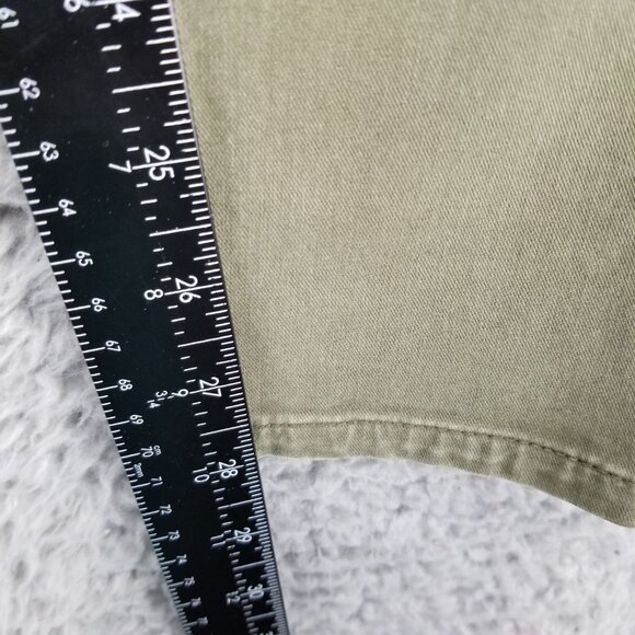 White House Black Market Jeans Womens 4 Olive Green The Sculpt Skinny Ankle - Picture 8 of 16